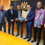 Asif Nazrul is with Malaysian human resource minister Steven Sim Chee Keong during his ongoing trip to the country.Courtesy