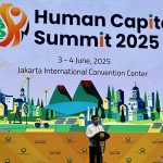 Manpower Minister Yassierli delivers his remarks at the 2025 Human Capital Summit in Jakarta on June 4, 2025. (ANTARA/Arnidhya Nur Zhafira)