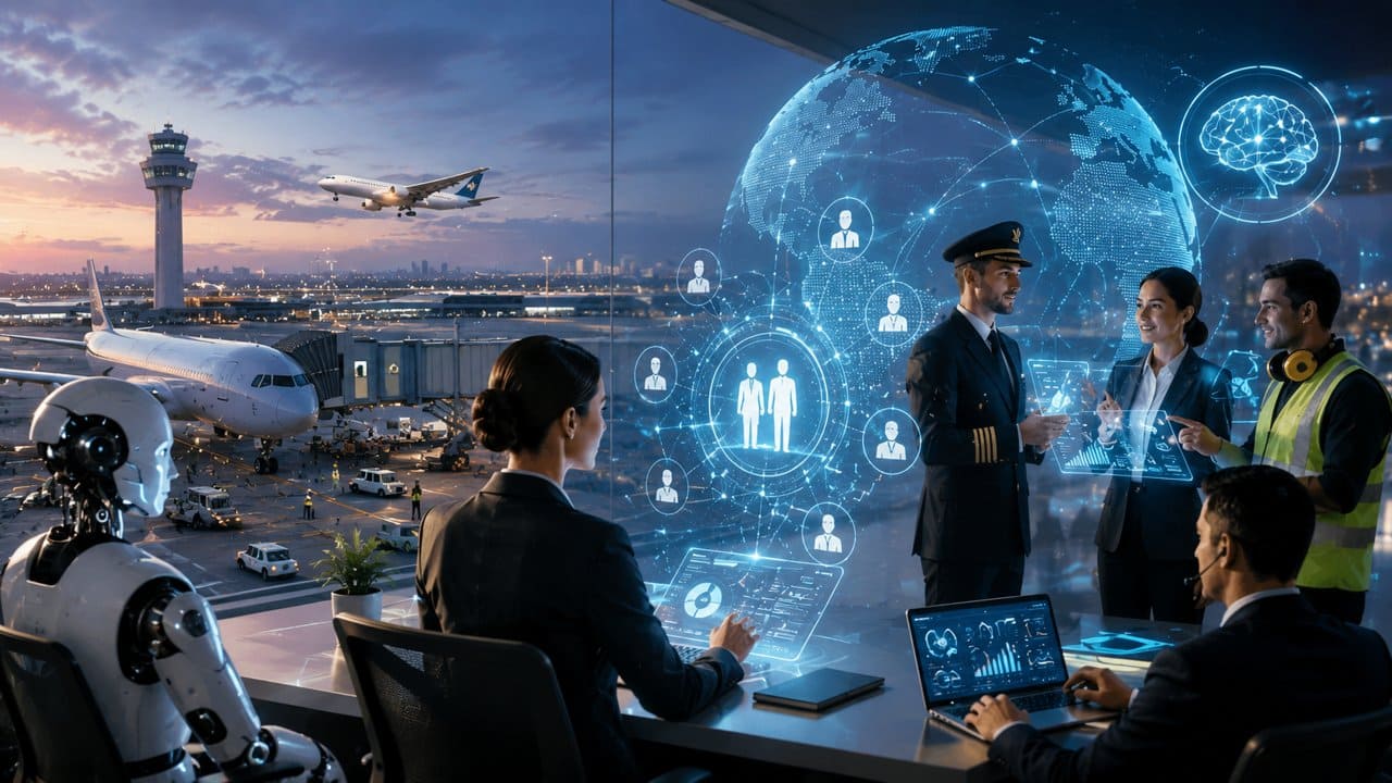 AI in aviation HR - AI and HR: Shaping Aviation Workforce by 2035