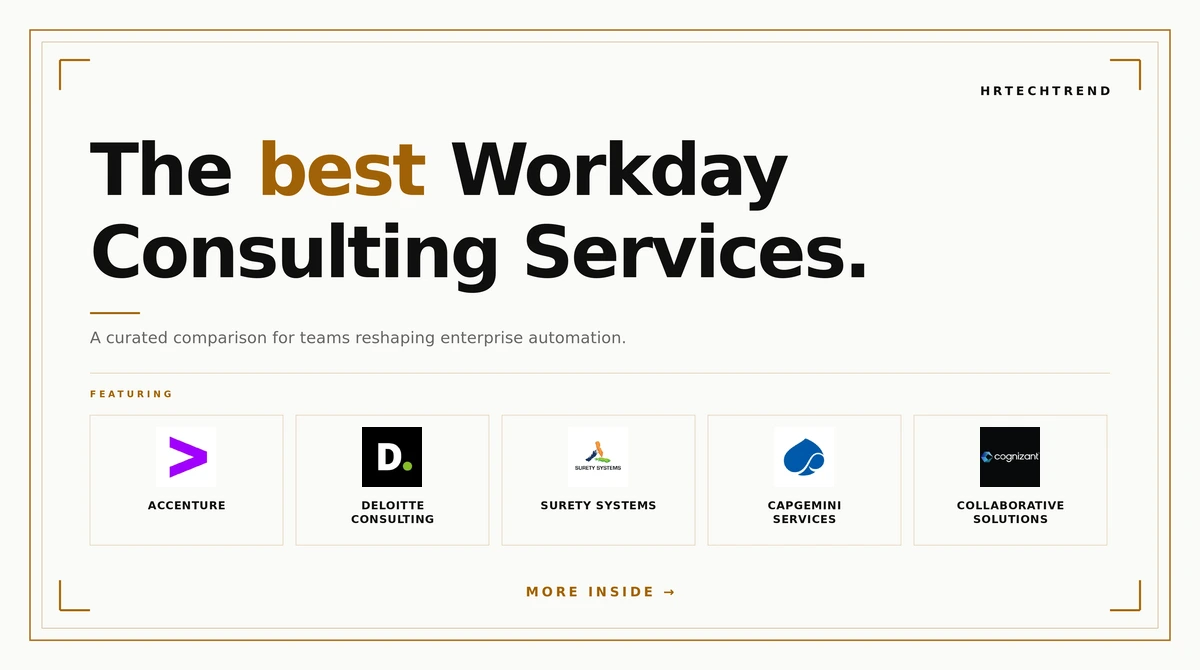 best Workday consulting services